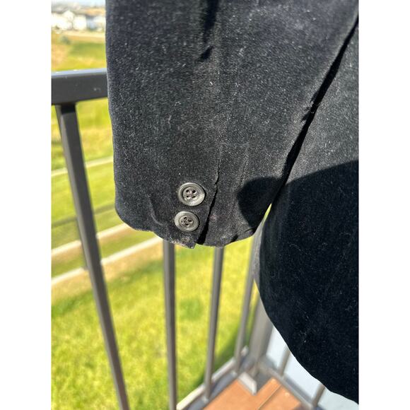Astor One Women’s Vintage Velvet Blazer Fully Lined Classic Black | Size 8 - Picture 5 of 10